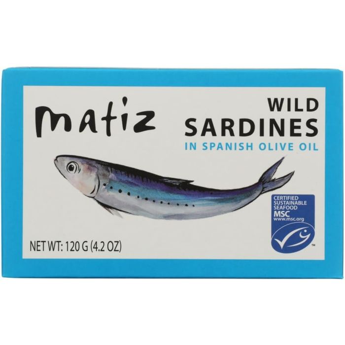 MATIZ: Wild Sardines in Spanish Olive Oil, 4.2 oz
