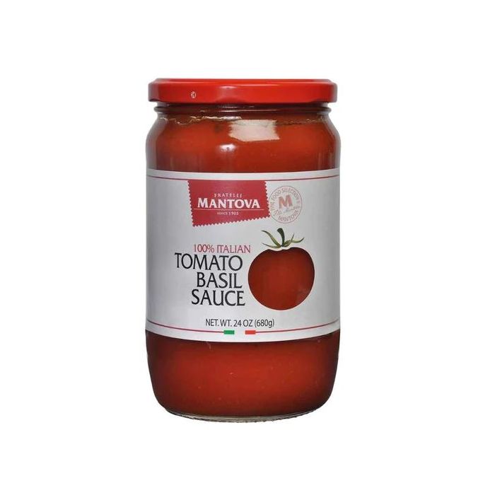 MANTOVA: Tomato Basil Sauce, 24 oz