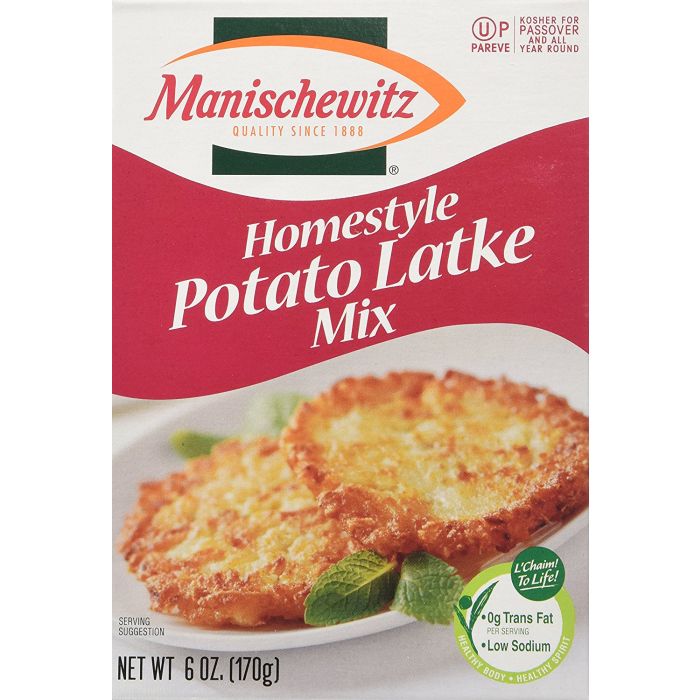MANISCHEWITZ:  Homestyle Potato Latke Mix, 6 oz