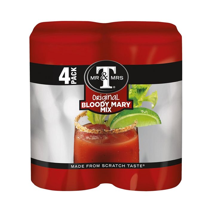 MR & MRS T: Original Bloody Mary Mix Pack of 4 (5.5 Oz Each), 22 oz