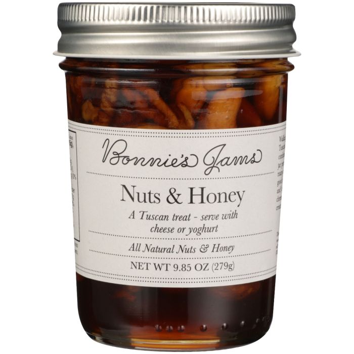 BONNIES JAMS: Nuts And Honey Jam, 9.85 oz