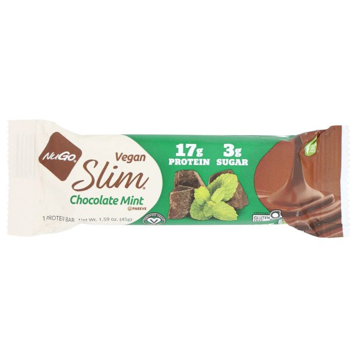 NUGO: Slim Chocolate Mint Bar, 1.59 oz