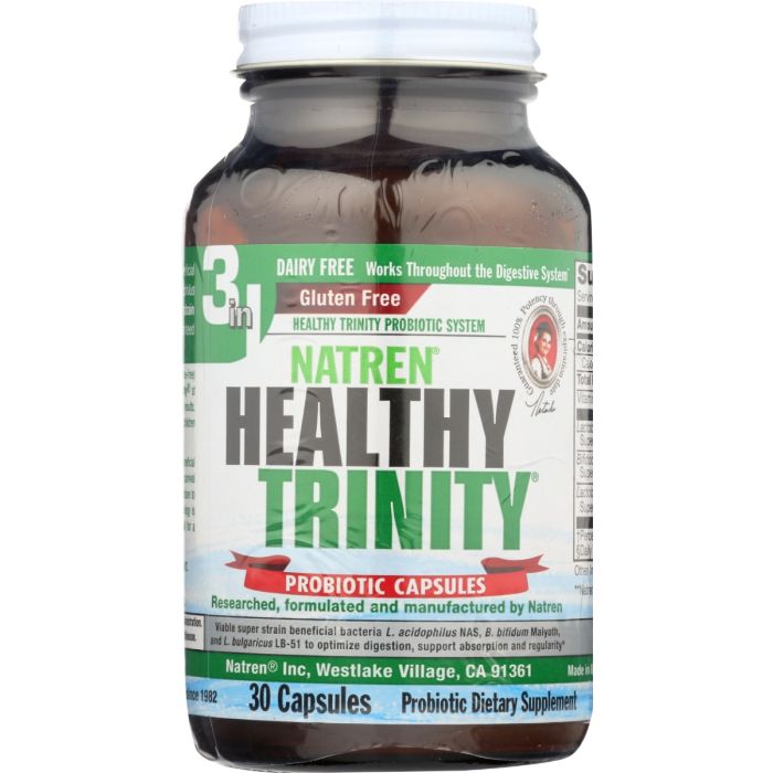 NATREN: Healthy Trinity Probiotic Capsules, 30 cp