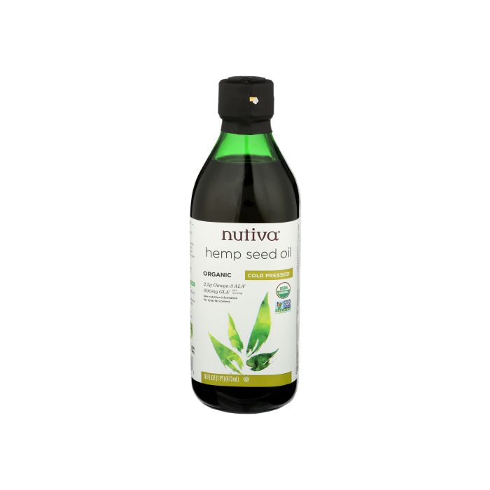 NUTIVA: Organic Hemp Seed Oil Cold Pressed, 16 oz