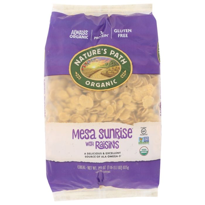 NATURES PATH: Mesa Sunrise Flakes with Raisins Cereal, 29.1 oz
