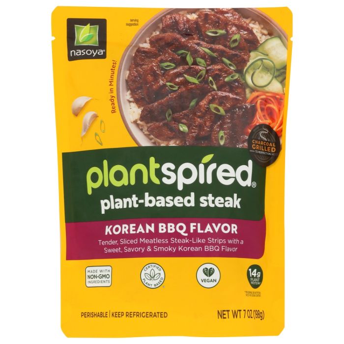 NASOYA: Plant Based Steak Bulgogi Flavor, 7 oz
