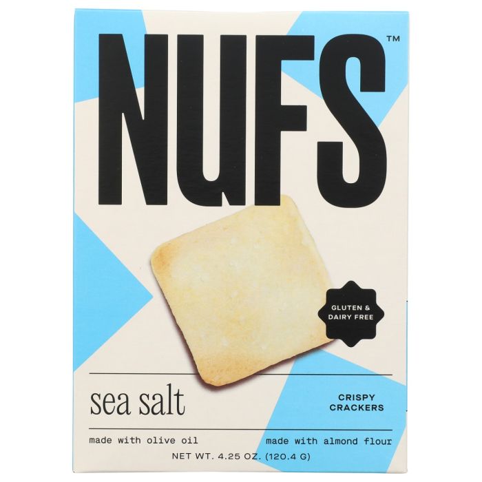 NUFS: Sea Salt Crackers, 4.25 oz