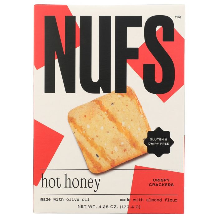NUFS: Hot Honey Crackers, 4.25 oz