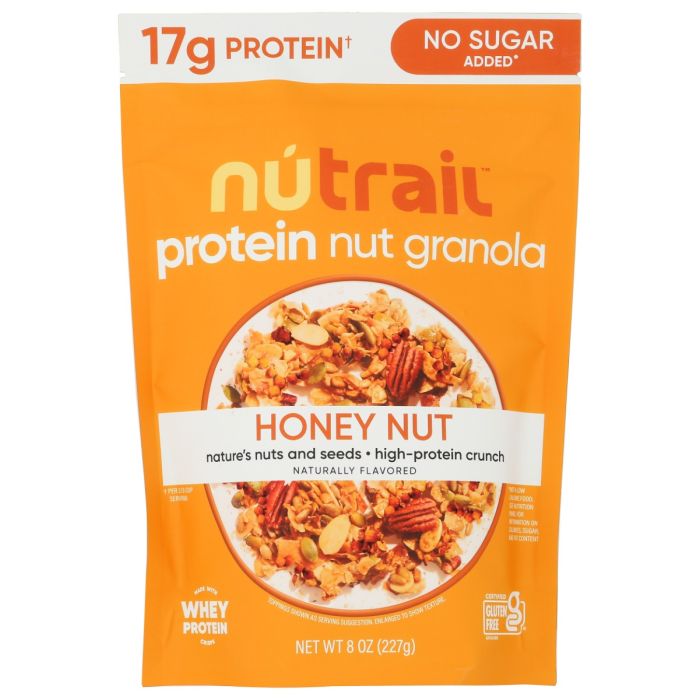 NUTRAIL: Honey Nut Protein Nut Granola, 8 oz