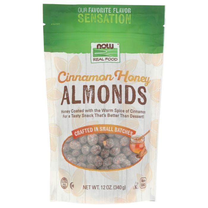 NOW: Cinnamon Honey Almonds, 12 oz