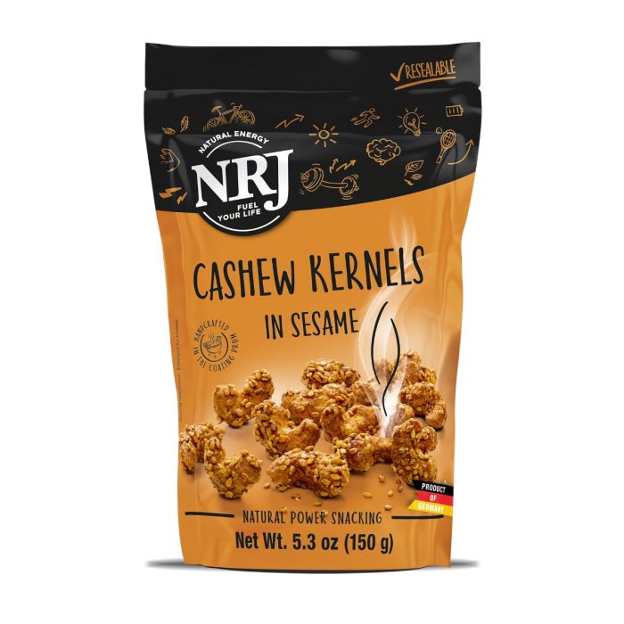 NRJ: Cashew Kernels in Sesame, 5.3 oz