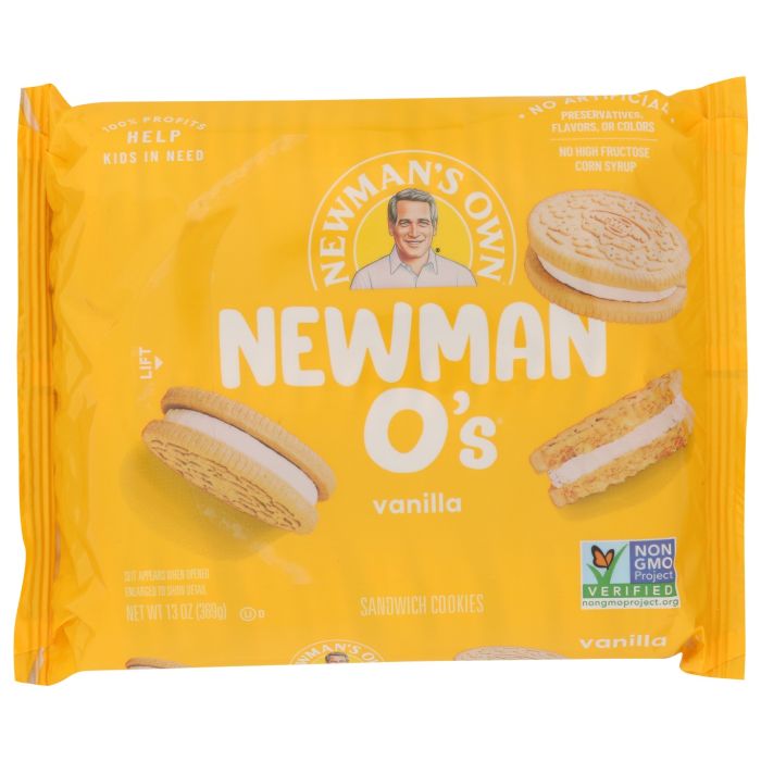 NEWMANS OWN: Vanilla Os Cookies, 13 oz