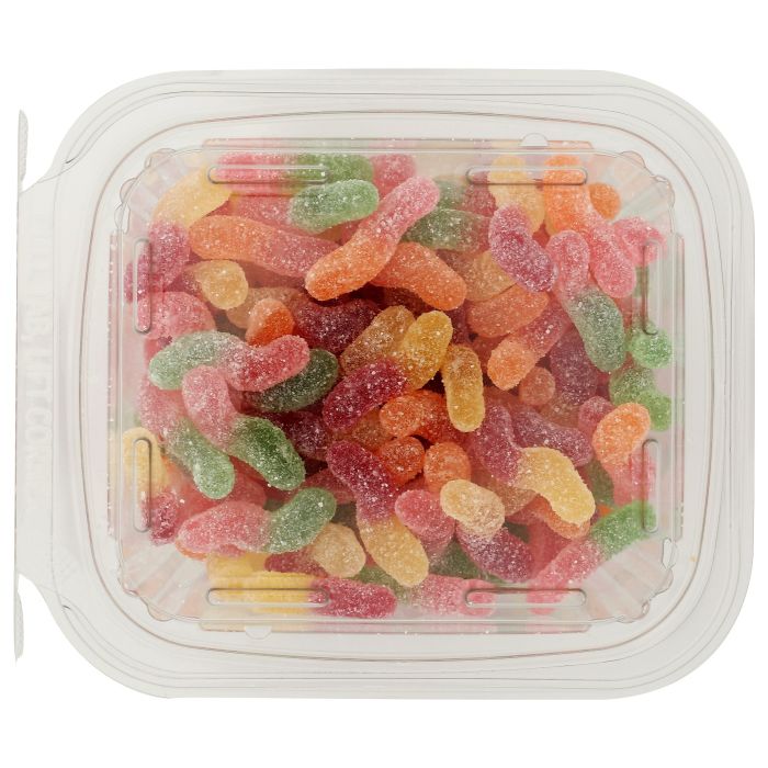 NO LABEL: Sour Tiny Gummy Worms Tub, 11.25 oz