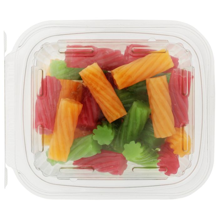 NO LABEL: Non GMO Australian Mixed Fruit Licorice Tub, 10 oz