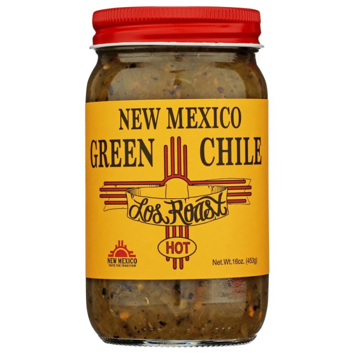 LOS ROAST: New Mexico Hot Green Chile, 16 oz