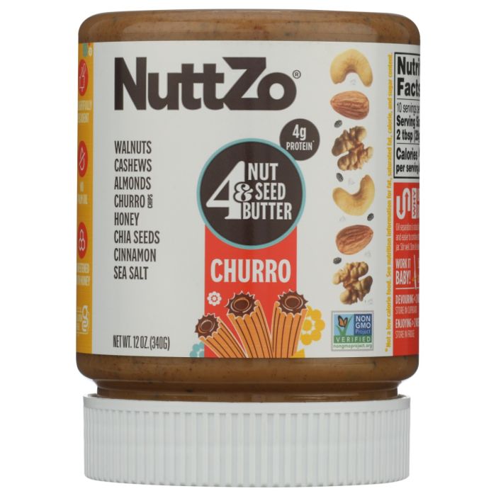 NUTTZO: Churro Nut Butter, 12 oz
