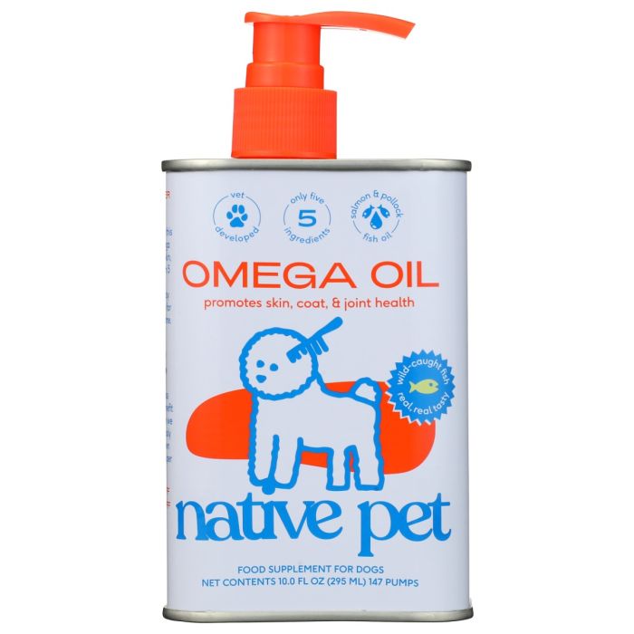 NATIVE PET: Omega Oil, 10 fo