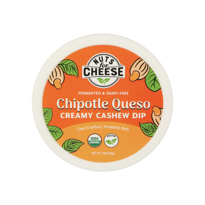 NUTS FOR CHEESE: Creamy Cashew Chipotle Queso Dip, 7.4 oz