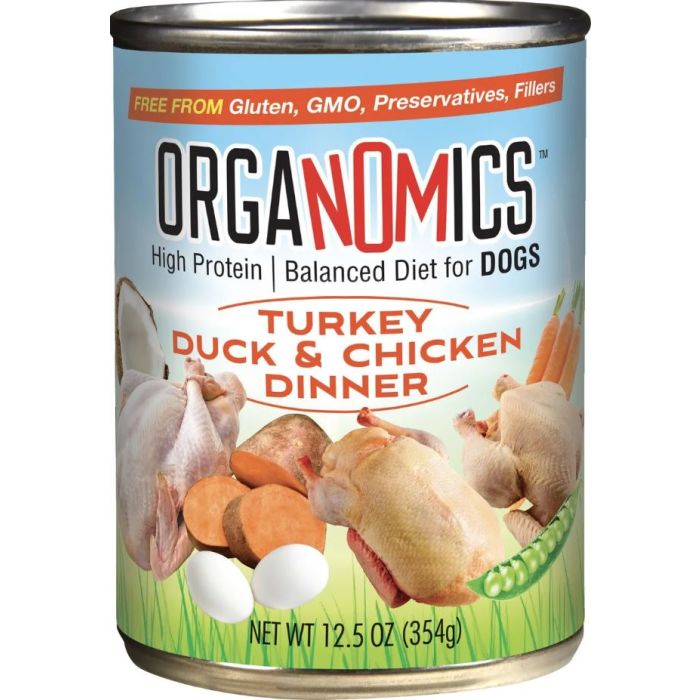 ORGANOMICS: Turkey Duck and Chicken Dinner, 12.5 oz