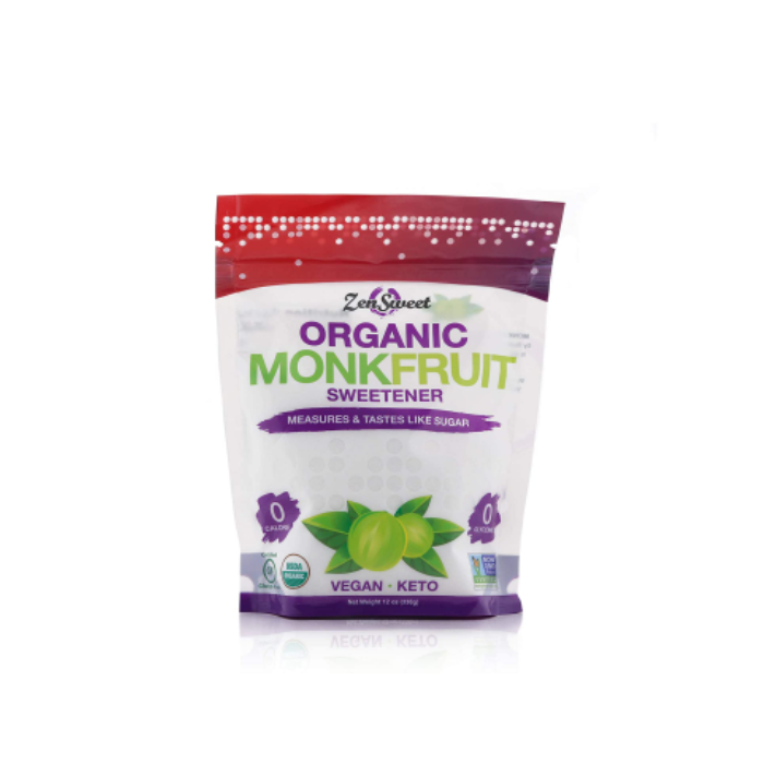 ZENSWEET: Organic Monk Fruit Sweetener, 12 oz