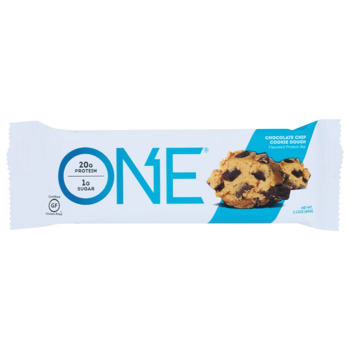 ONE BAR: Chocolate Chip Cookie Dough, 60 gm