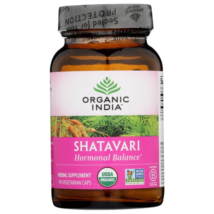 ORGANIC INDIA: Shatavari Hormonal Balance Supplement, 90 cp