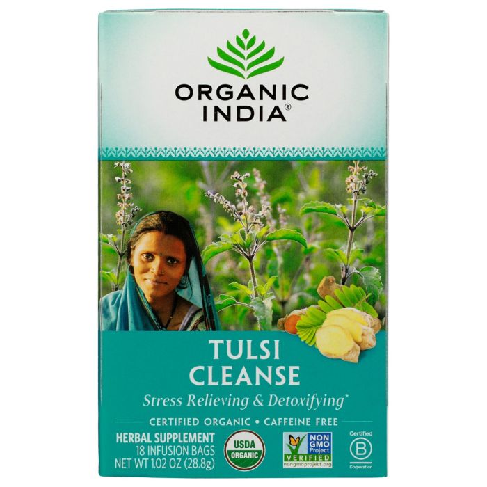 ORGANIC INDIA: Tulsi Cleanse Tea, 18 bg