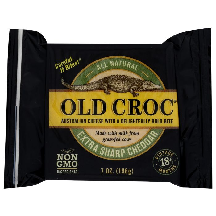 OLD CROC: Extra Sharp Cheddar Cheese, 7 oz