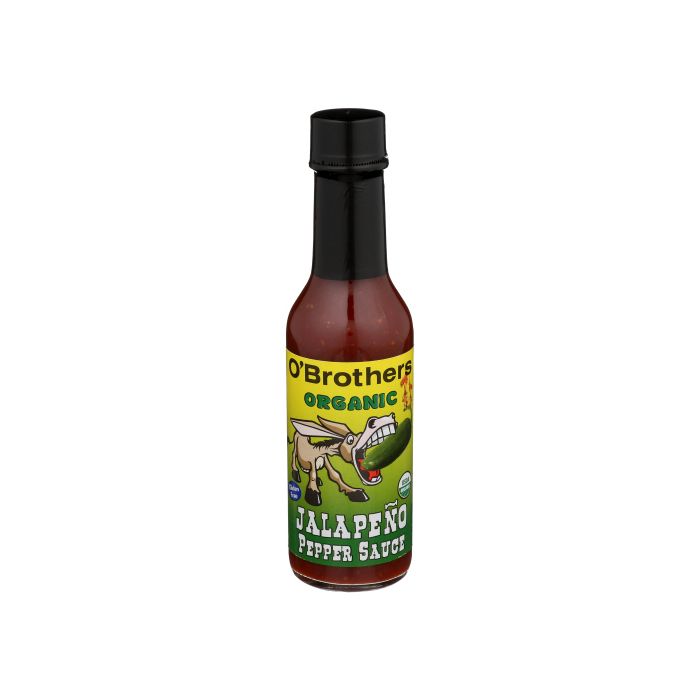 O BROTHERS: Organic Jalapeno Pepper Sauce, 5 oz