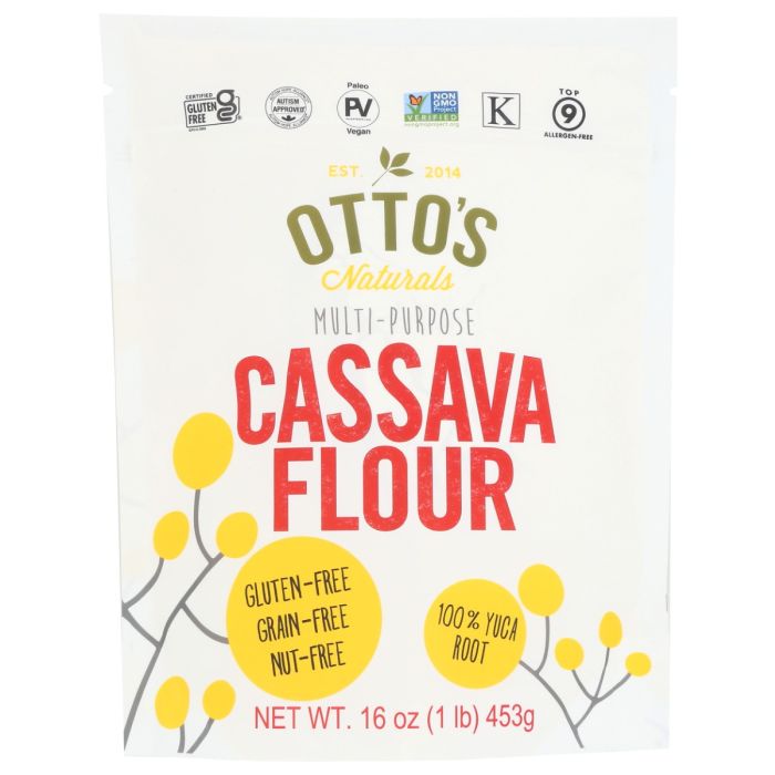 OTTOS NATURALS: Organic Cassava Flour, 1 lb