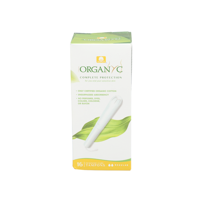 ORGANYC: Tampon With Applicator Regular, 16 pc
