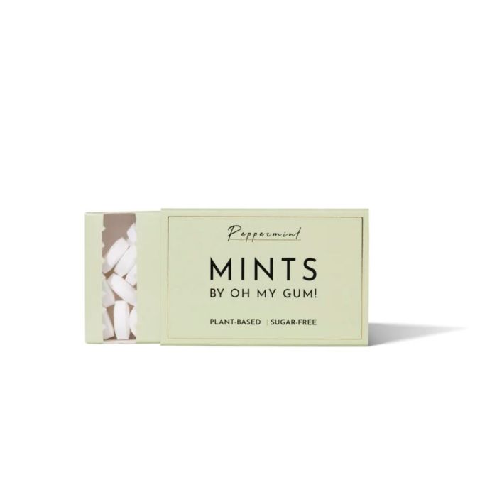 OH MY GUM: Plant Based Sugar Free Mints, 18 gm