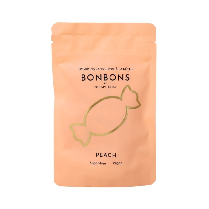OH MY GUM: Peach Bonbons, 32 gm