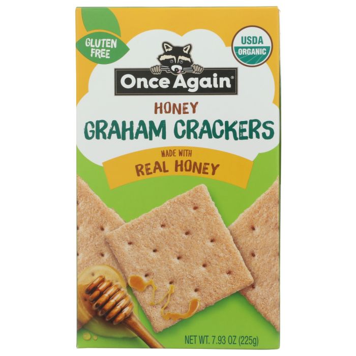 ONCE AGAIN: Honey Graham Crackers, 7.93 oz