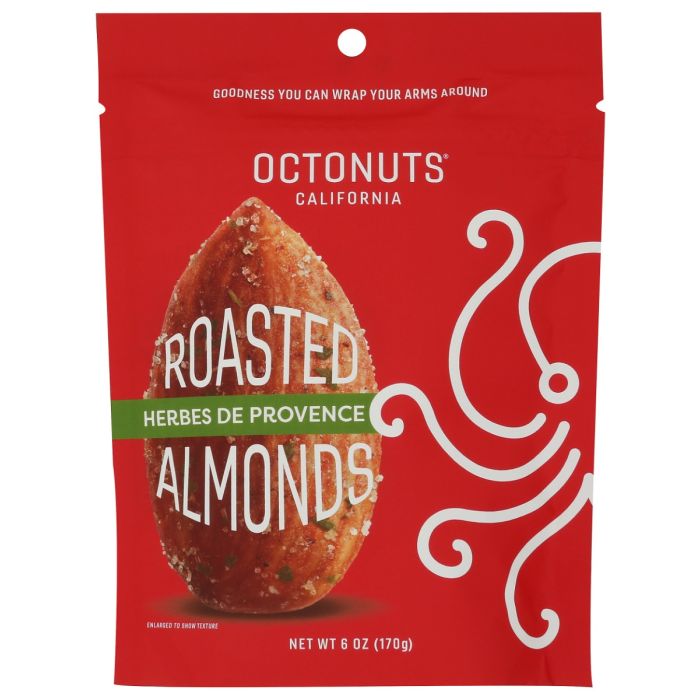 OCTONUTS: Herbes de Provence Roasted Almonds, 6 oz