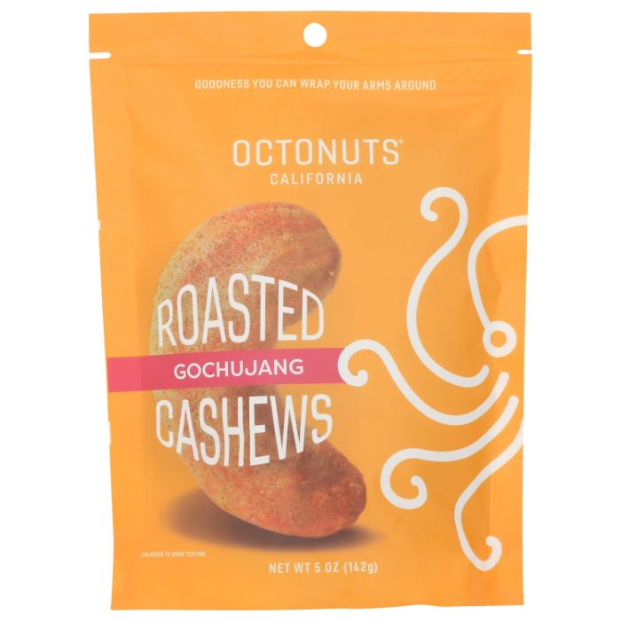 OCTONUTS: Gochujang Roasted Cashews, 5 oz
