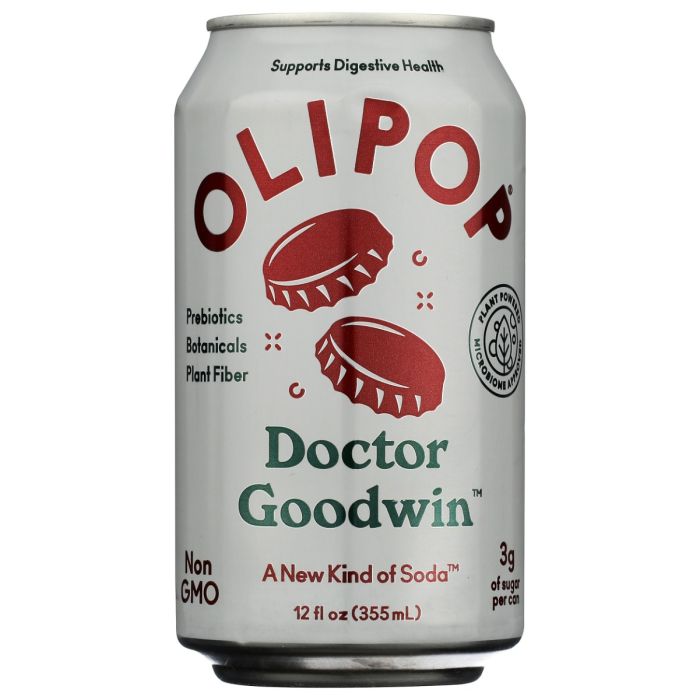 OLIPOP: Doctor Goodwin Tonic Soda, 12 fo
