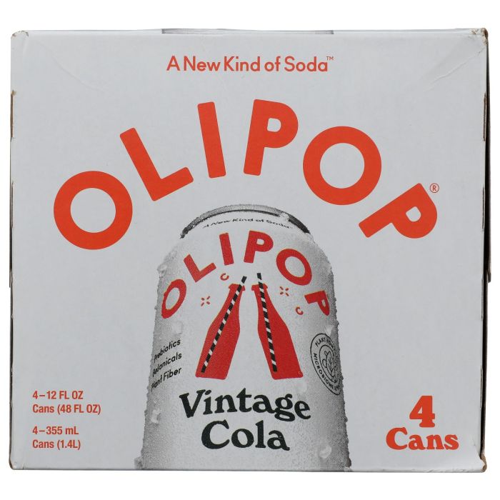 OLIPOP: Vintage Cola 4 Count, 48 fo