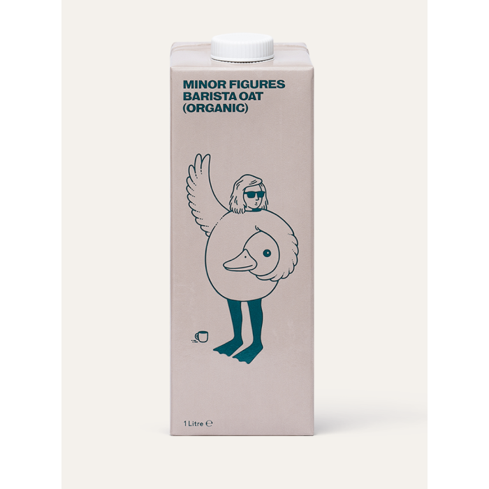 MINOR FIGURES: Barista Standard Organic Oat Milk, 33.8 oz