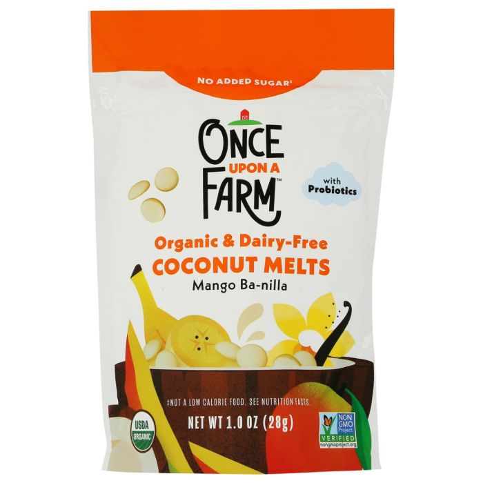 ONCE UPON A FARM: Mango Banilla Coconut Melts, 1 oz