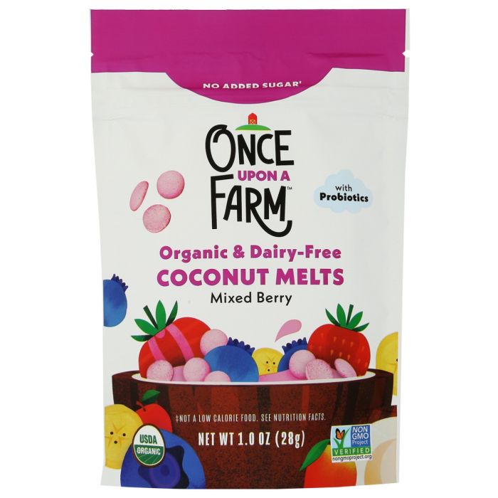 ONCE UPON A FARM: Mixed Berry Coconut Melts, 1 oz