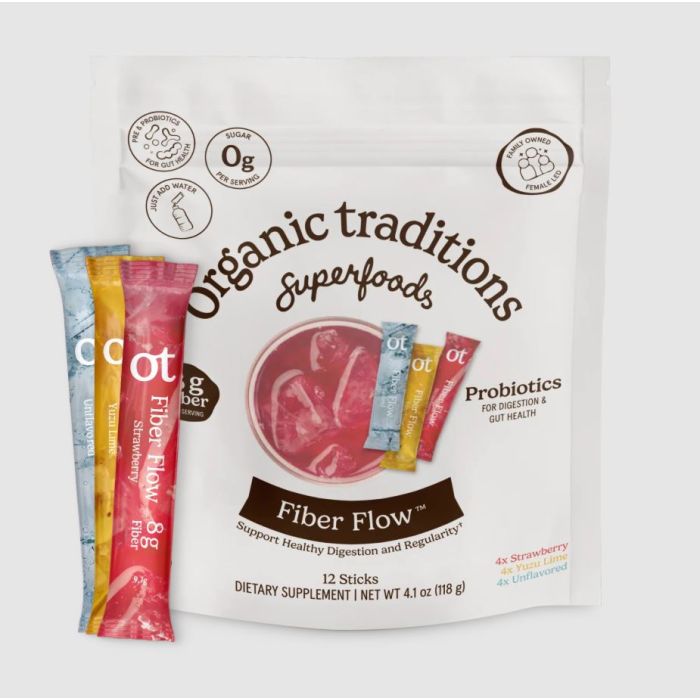 ORGANIC TRADITIONS: Fiber Flow Variety 12 Count, 4.1 oz