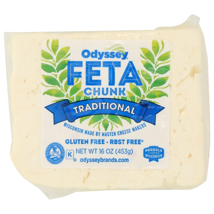 ODYSSEY: Traditional Feta Chunk Cheese, 16 oz