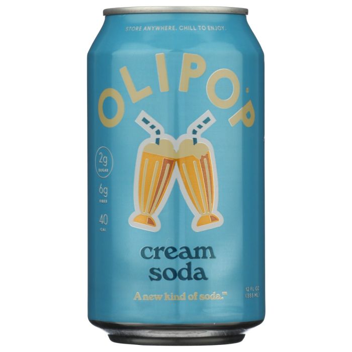 OLIPOP: Cream Soda, 12 fo