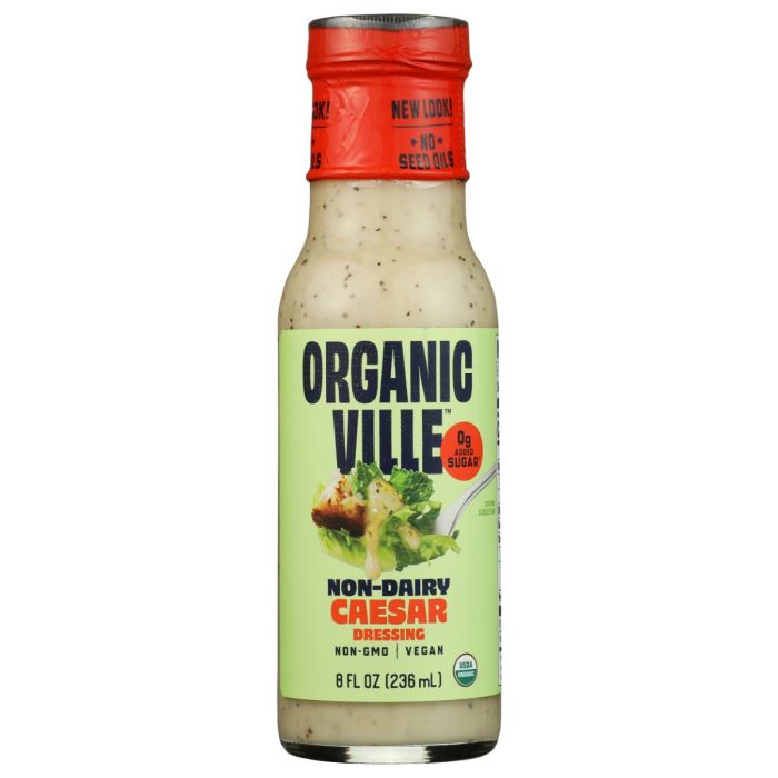 ORGANICVILLE: Non Dairy Caesar Dressing, 8 fo