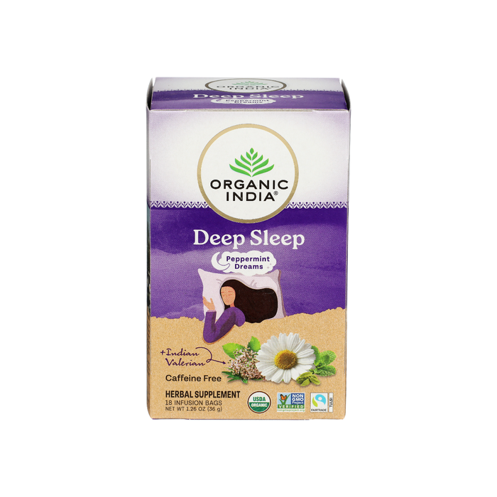 ORGANIC INDIA: Deep Sleep Herbal Tea, 18 bg