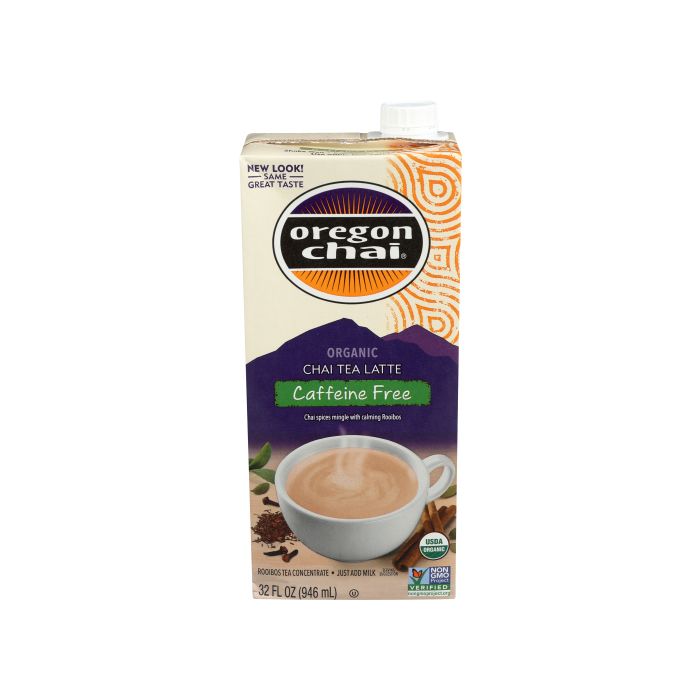 OREGON CHAI: Chai Tea Latte Concentrate Caffeine Free, 32 fo