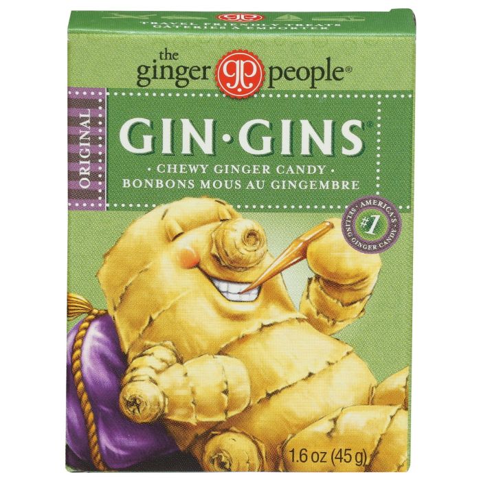 GINGER PEOPLE: Gin Gins Original Ginger Chews, 1.6 oz