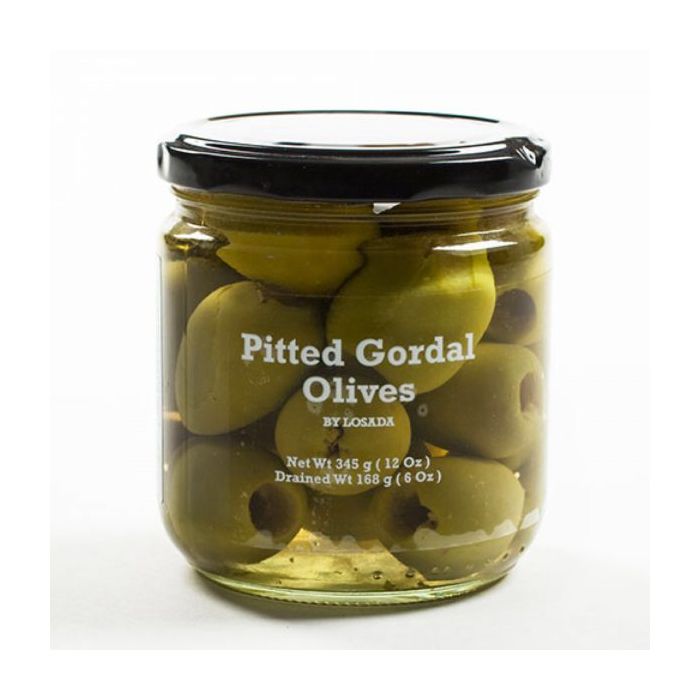 LOSADA: Pitted Gordal Olives, 12 oz