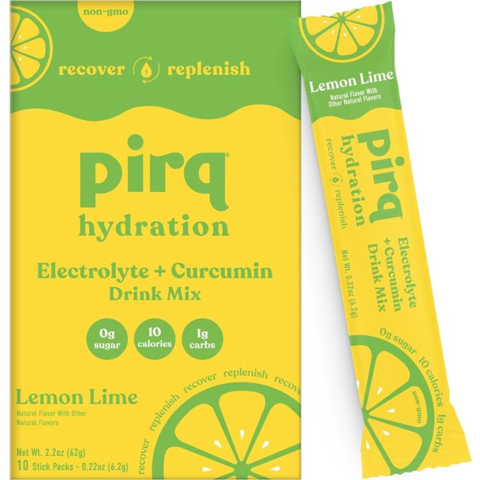 PIRQ: Lemon Lime Hydration Drink Mix, 10 pk